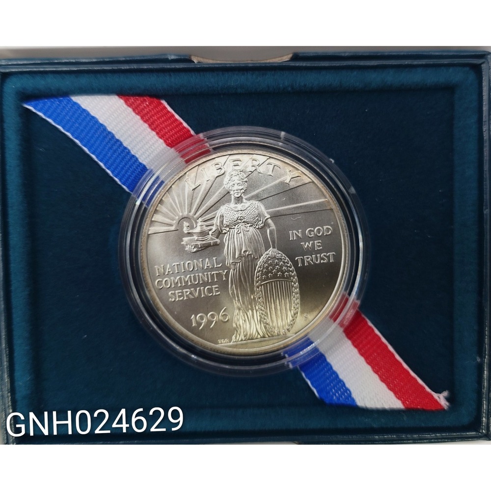 US Mint National Community Service Silver Dollar [